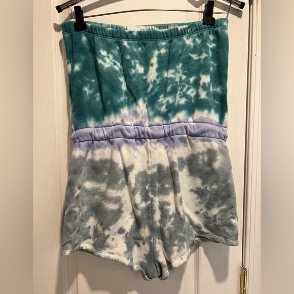 Aeropostale Tie-Dye Strapless Romper size large - Picture 3 of 4
